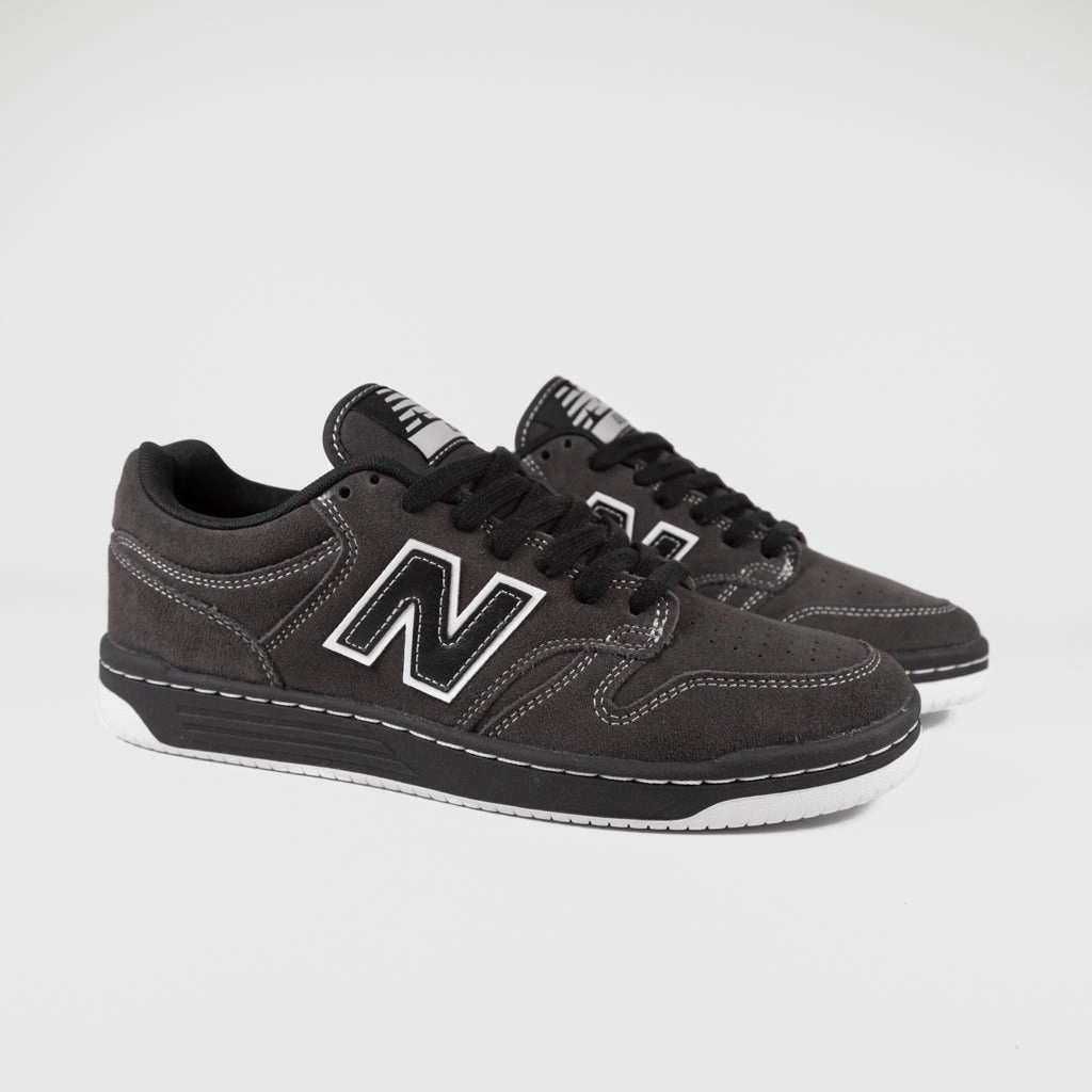 Gonz Aloha Super 80's Skate Shoes New Balance Numeric - 480 Shoes - Black Cement / Black Cement