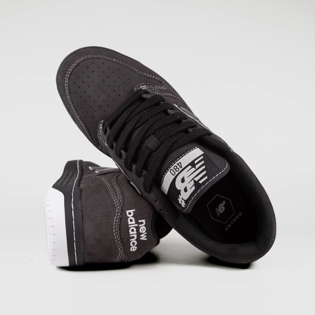 New Balance Numeric - 480 Shoes - Black Cement / Black Cement Extra Wide Skate Shoes