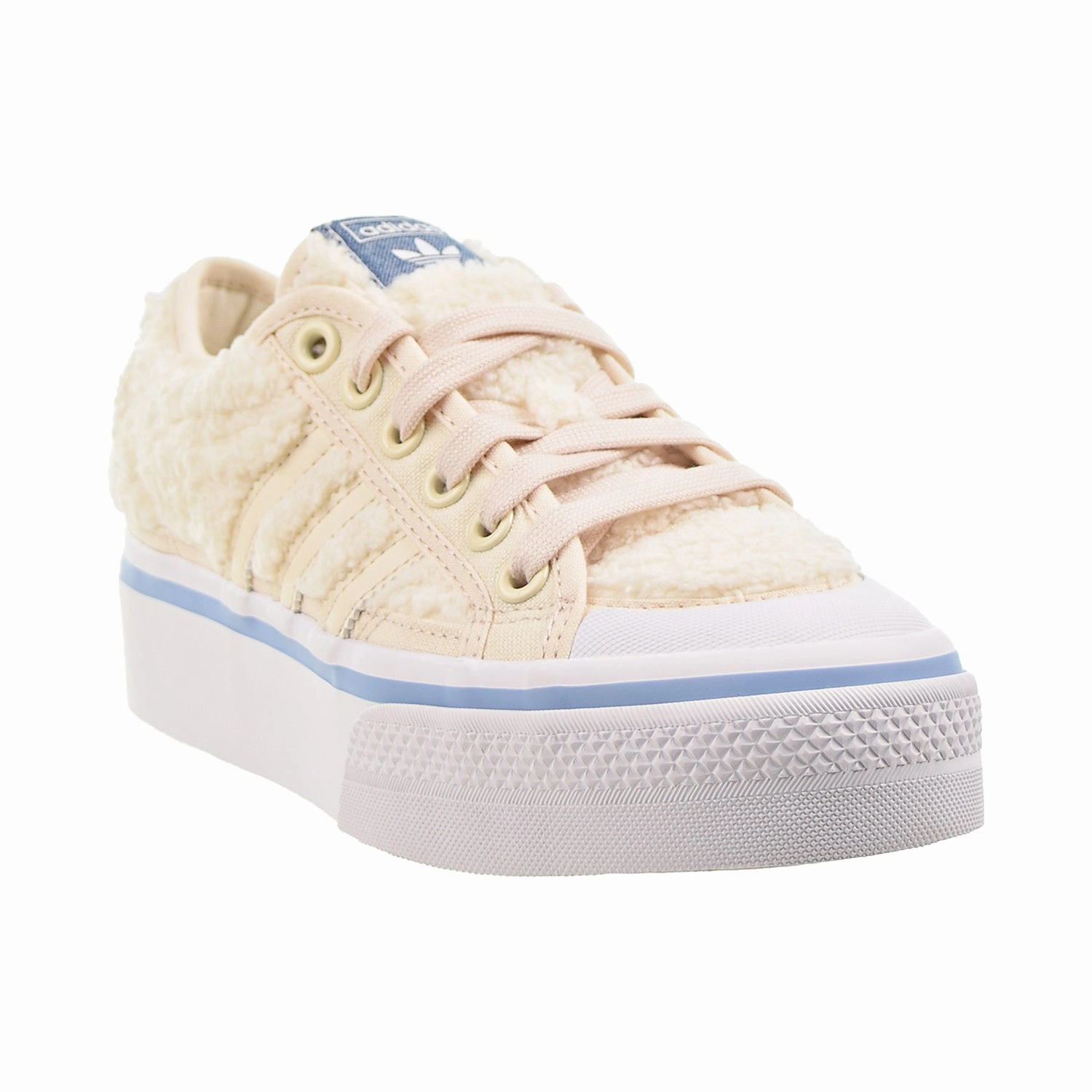 Adidas Nizza Platform Sherpa Women's Shoes Wonder White-Cloud White-Ambient Sky Adidas Boa Golf Shoes