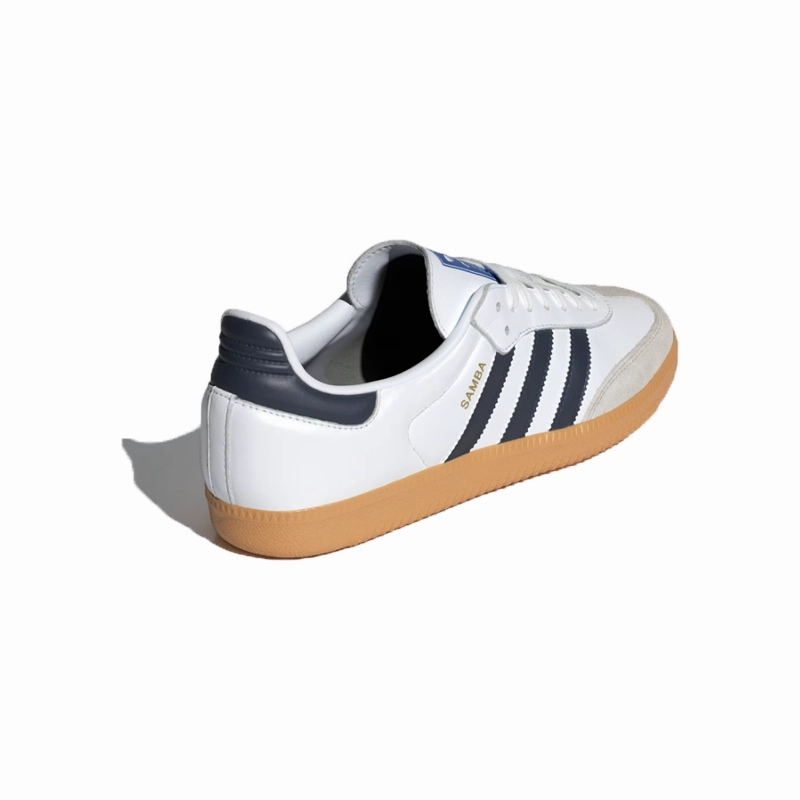 adidas - Samba OG - Cloud White/Night Indigo - Unisex [IF3814] Adidas Skateboarding Shoes High Top