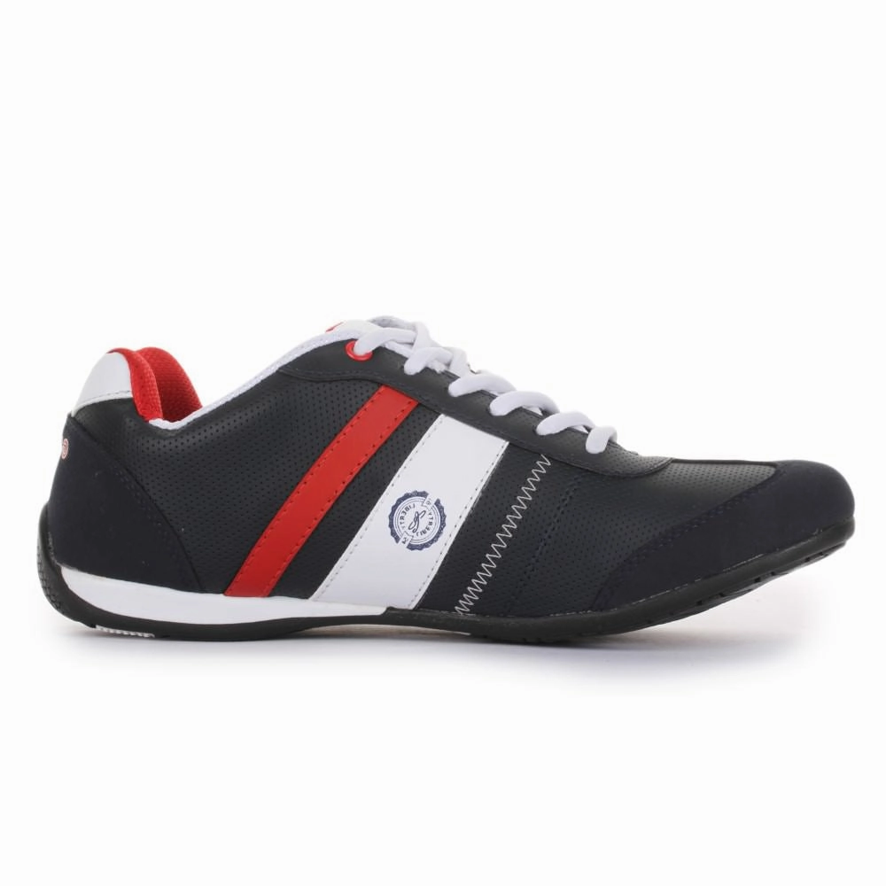 Casual Relaxed Shoes Force 10 Men's Blue Casual Lacing Shoes (LB09-52)