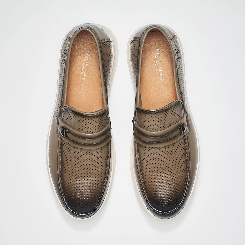 Men Slip On Laceless Boat Shoes Tiger Flats Shoes