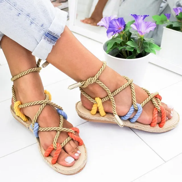 Fashion Sandals Flats Fall Shoes