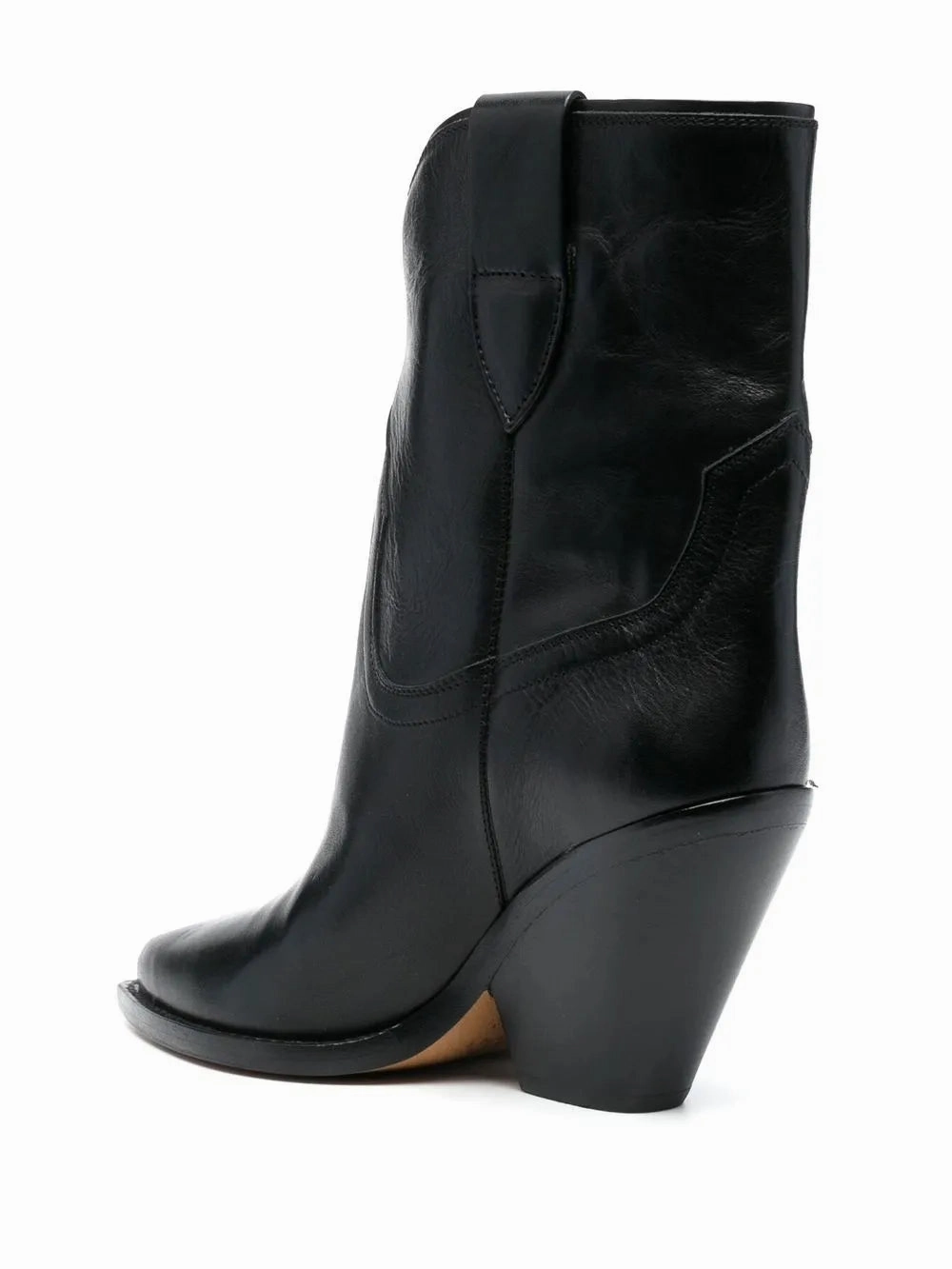 Flat Ankle Boots Leyane Boots in Black