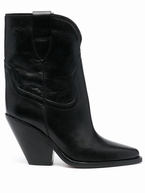Leyane Boots in Black Western Horseback Riding Boots