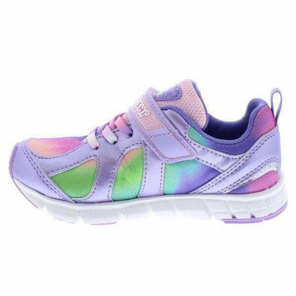 Tsukihoshi Rainbow Lavender Multi Girls Running Shoes (Machine Washable) Basketball Vs Running Shoes