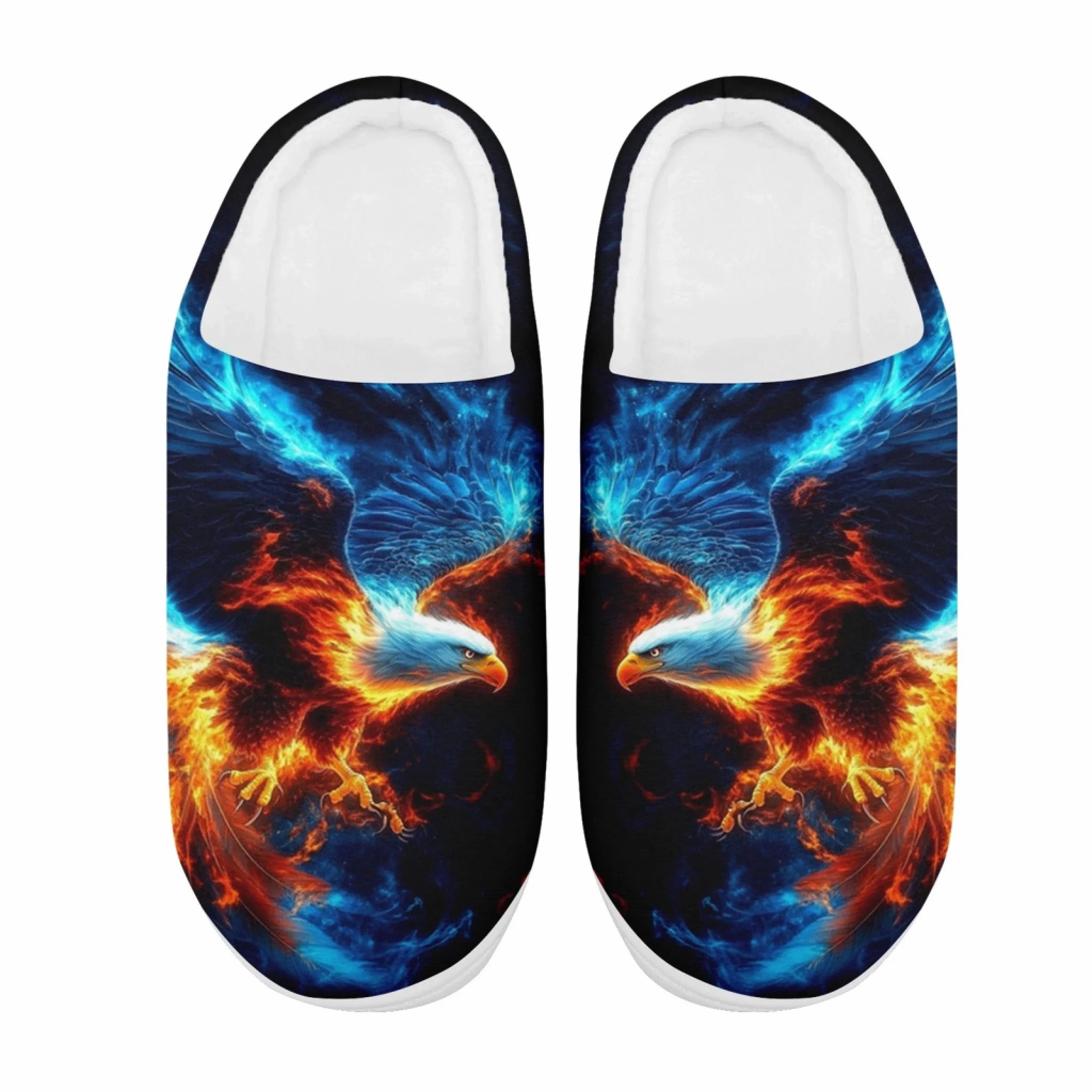 Happy Feet Slippers Shark Tank Bold Pattern Cozy Slippers, Plush Lined Indoor Comfort Footwear FN060-25009079