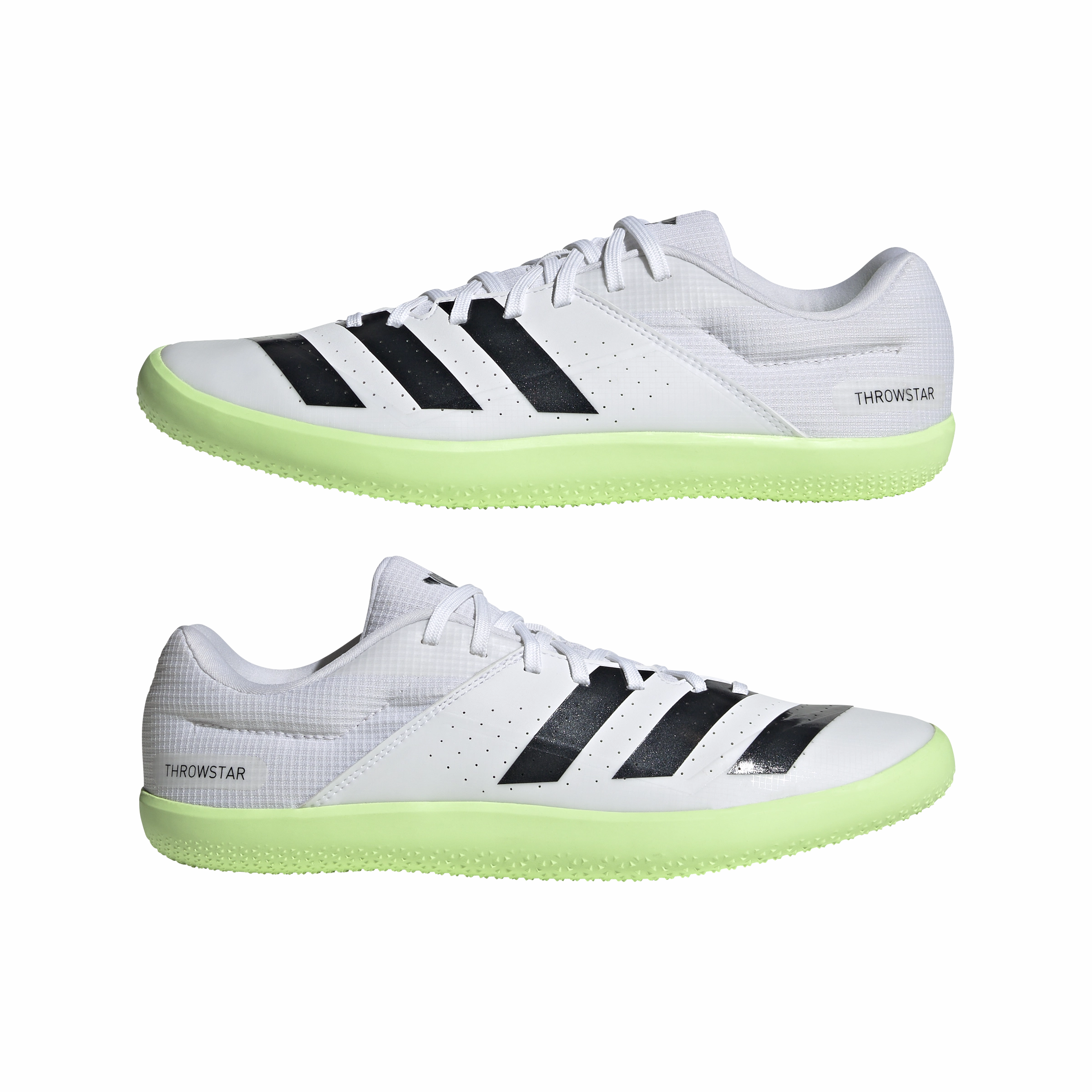 Unisex Throwstar (Cloud White/Core Black/Green Spark) Derrick Rose Debuts New Adidas Basketball Shoe