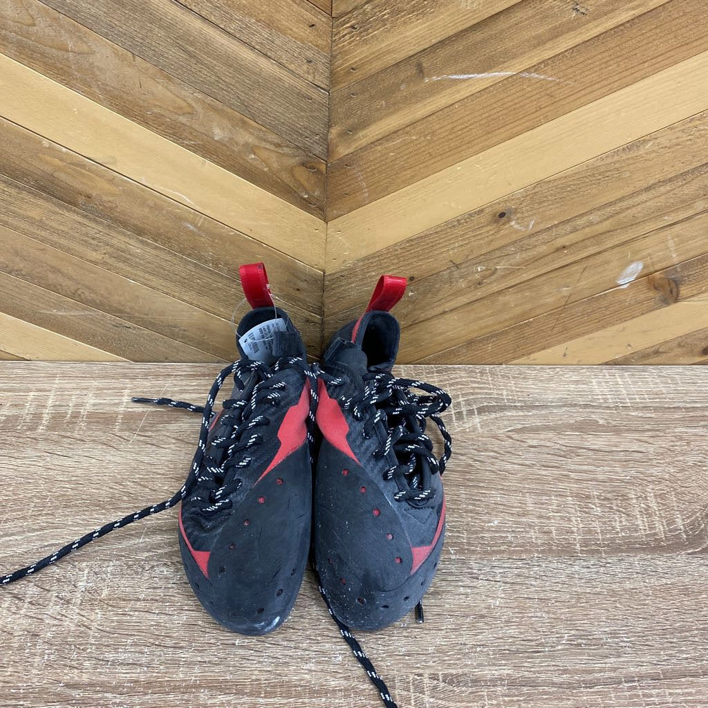 Richmond Climbing Shoe Craigslist Unparallel - Sirius Lace LV Rock Climbing Shoes - MSRP $198: Black, red-unisex-M6.5/W8