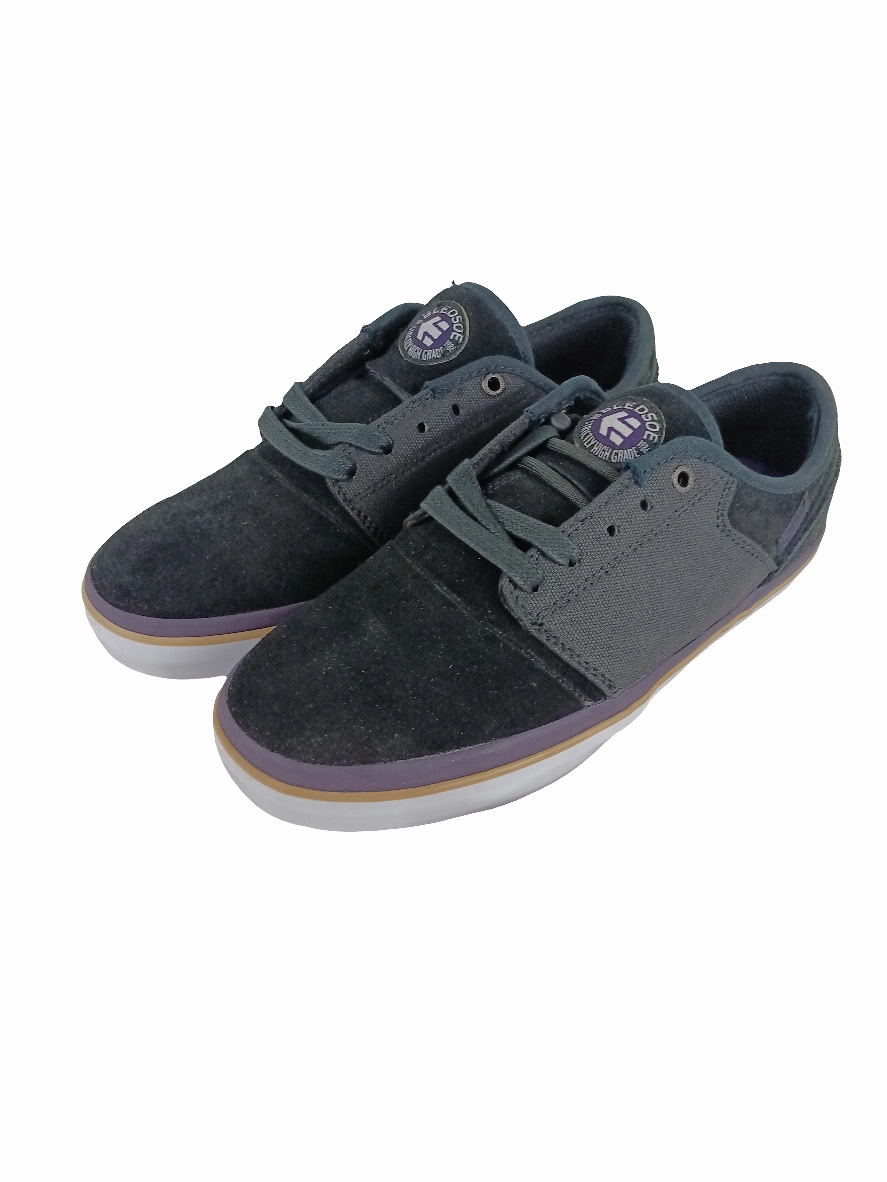 Etnies Bledsoe Low Black purple Mens Size 7 Shoes Wild Boots