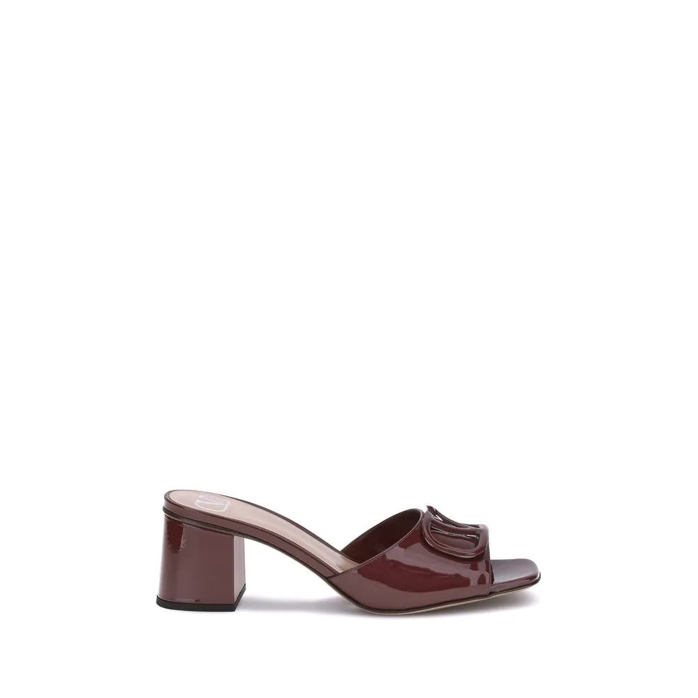 Flats Michael Kors Shoes Valentino Garavani Bordeaux Calf Leather Bos Taurus Sandals