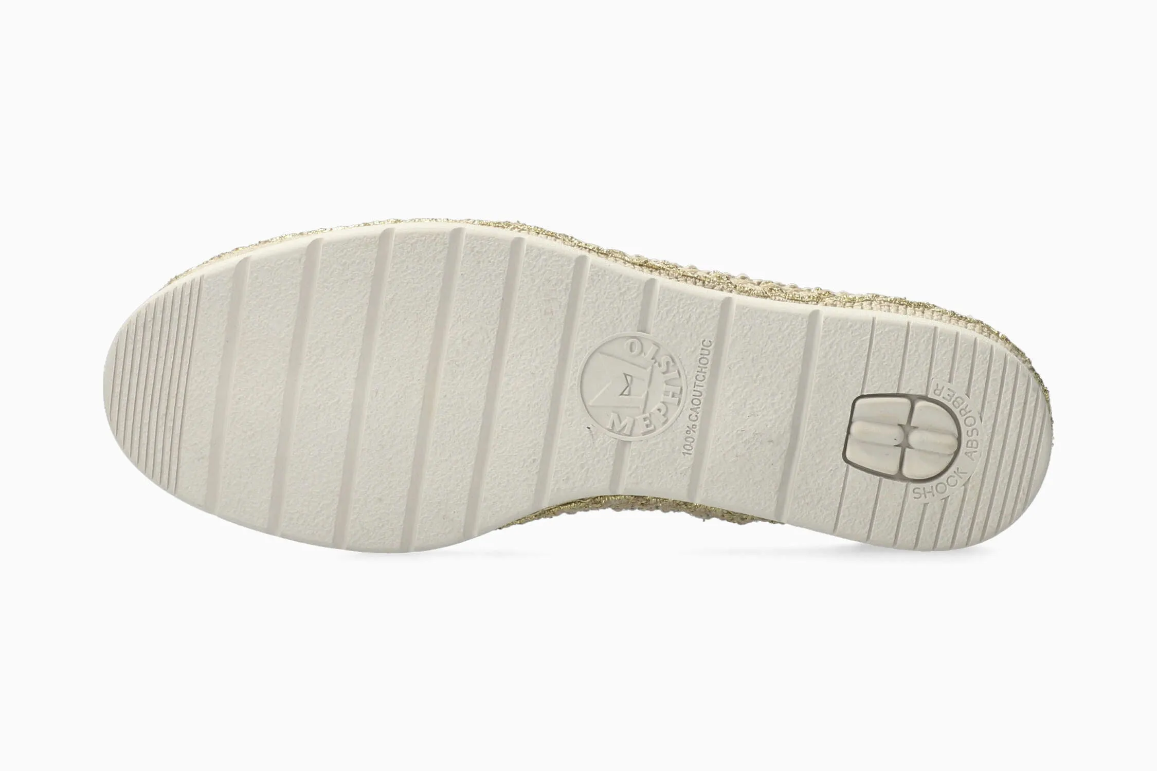 Valina - Gold Flat Summer Mules Shoes