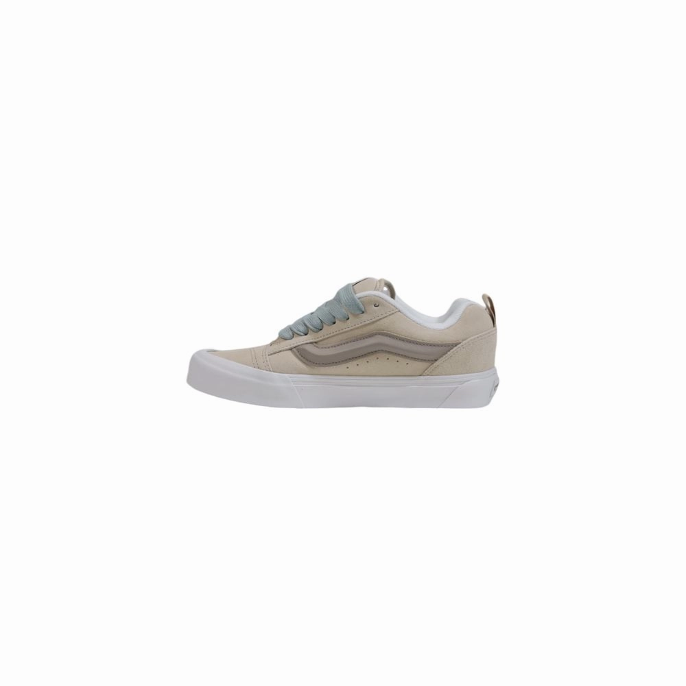 Vans Beige Leather Low Top Sneakers Ball Sneakers