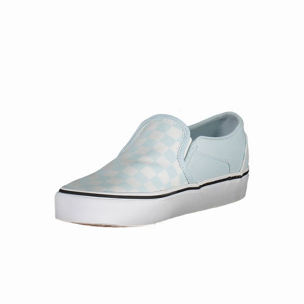 Vans Light Blue Polyester Women Sneaker Santoni Sneakers
