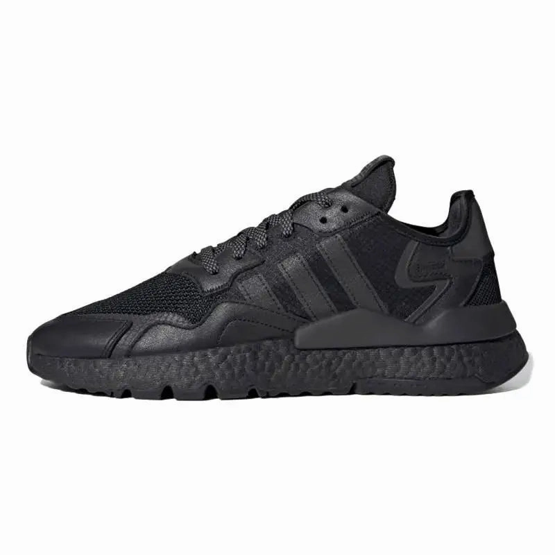 Adidas Low Top Basketball Shoes Adidas Nite Jogger Triple Black 2020 Sneakers shoes FV1277