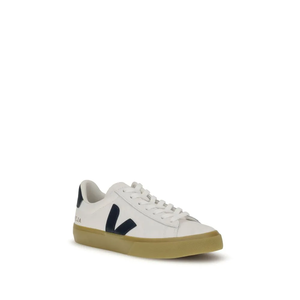 Flat Feet Walking Shoes Veja White Leather Low Top Sneakers