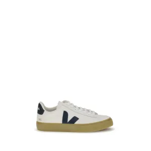 Flat Shoes Square Crystal Veja White Leather Low Top Sneakers