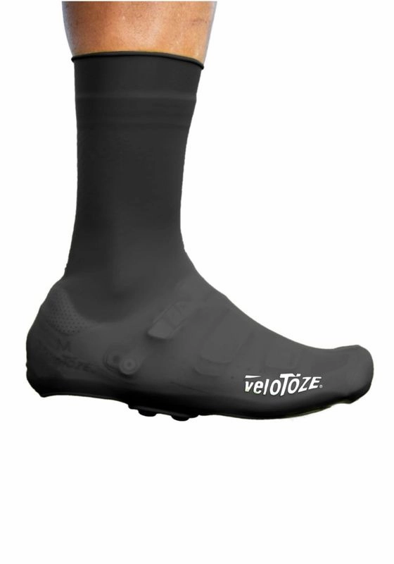 VeloToze Shoe Covers Tall Silicone With Snaps - White Road Cycling Shoe Size Guide