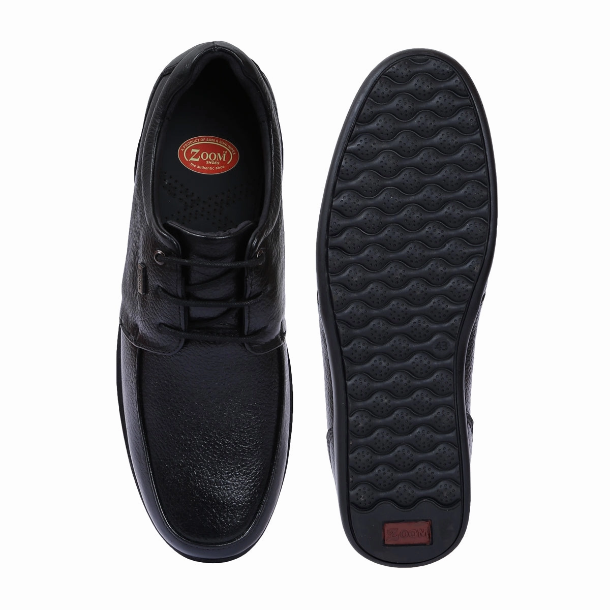 Casual Lace Up Shoes for Men in Genuine Leather NH  78 Wide Toe Box Business Casual Shoes