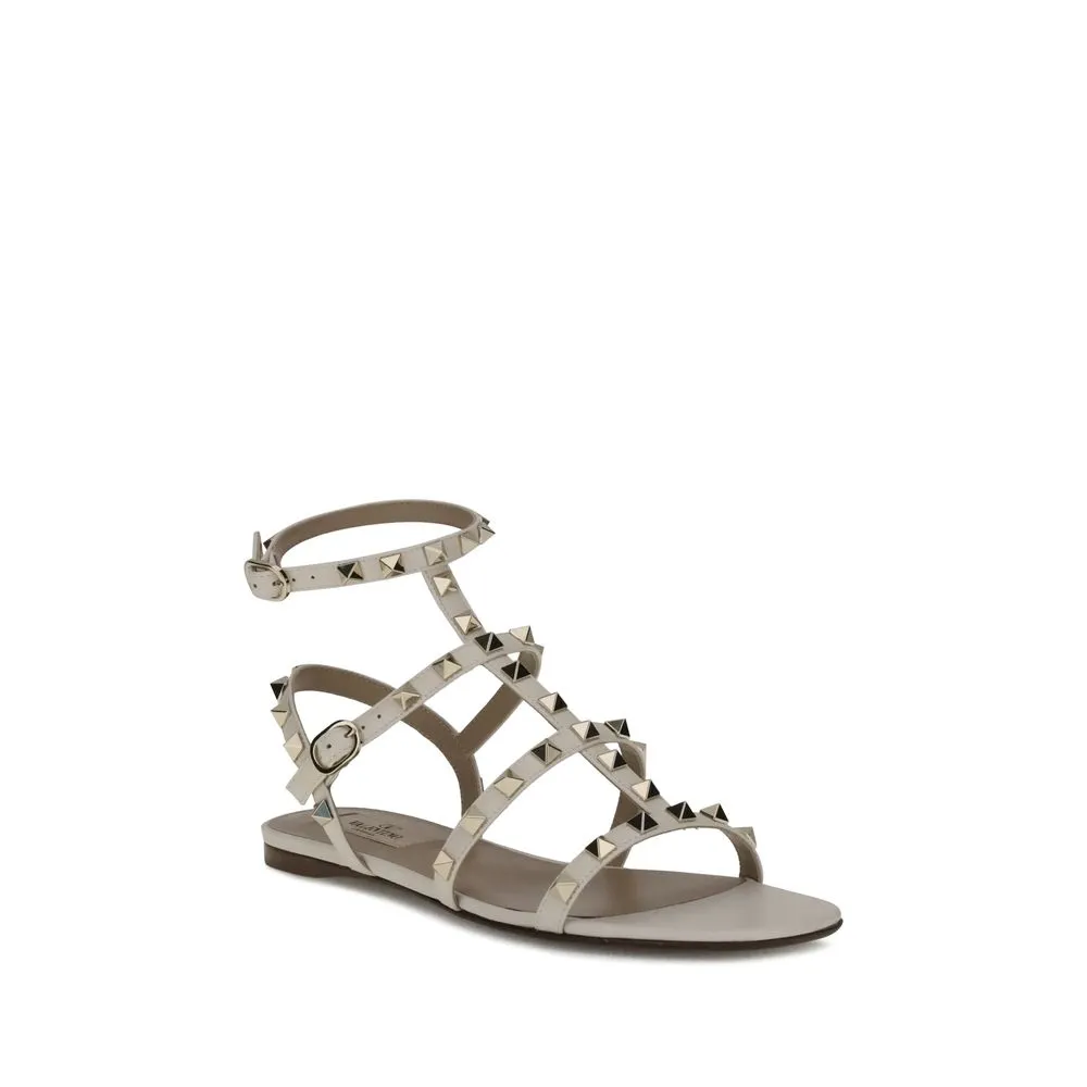 Best Shoes For Flat Feet With No Arch Valentino Garavani White Calf Leather Bos Taurus Flat Sandals