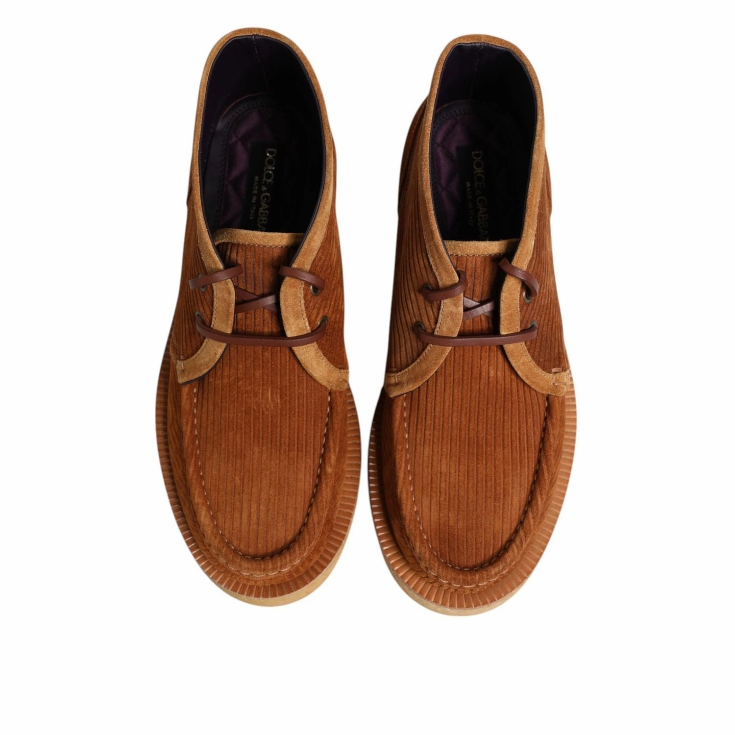 Dolce & Gabbana Brown Suede Nubuck Leather Desert Ankle Boots Shoes Air Jordan Mid Se Casual Shoes