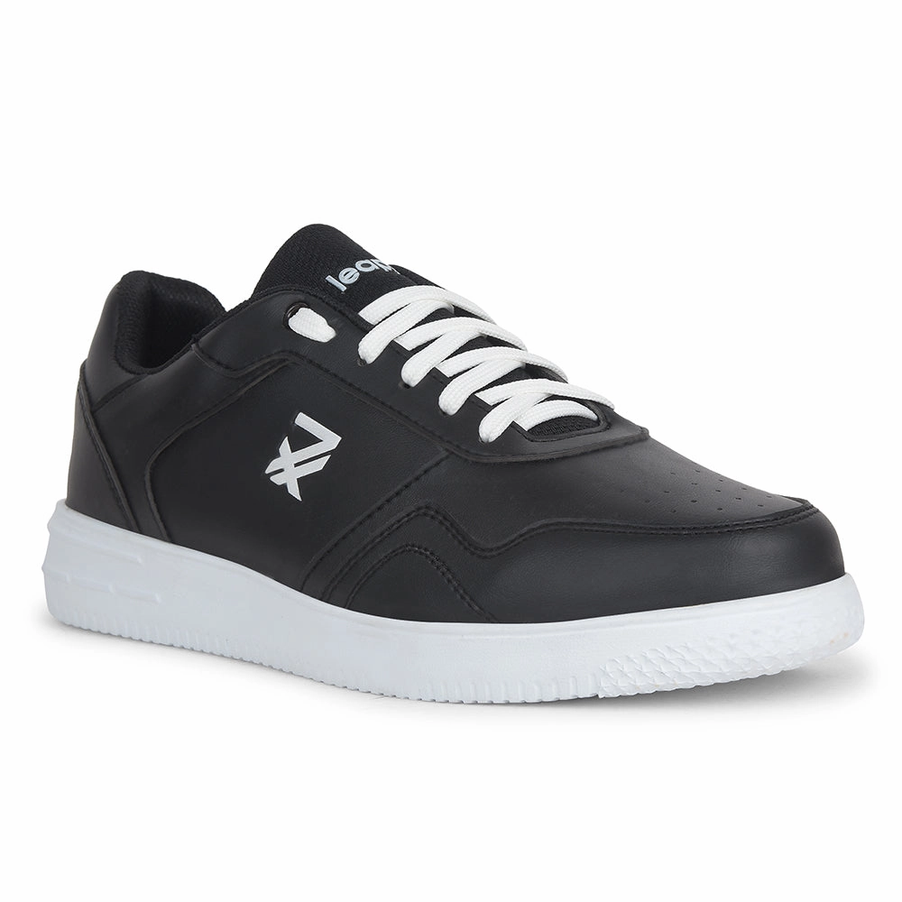 Leap7x Casual Black Sneakers For Mens SNOOKIS-E By Liberty Casual Shoes That Are Not Sneakers