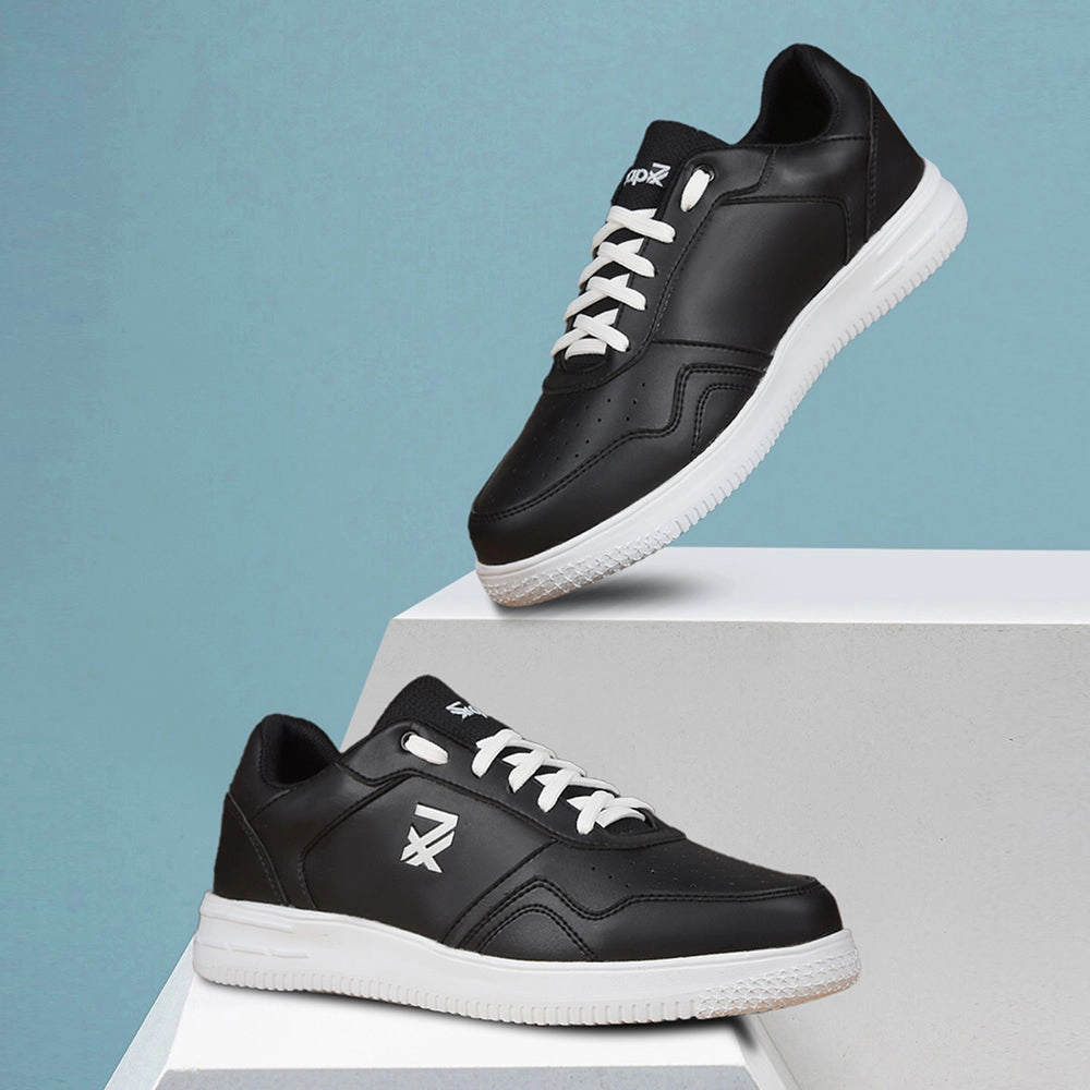 Leap7x Casual Black Sneakers For Mens SNOOKIS-E By Liberty Casual Shoes Reviews