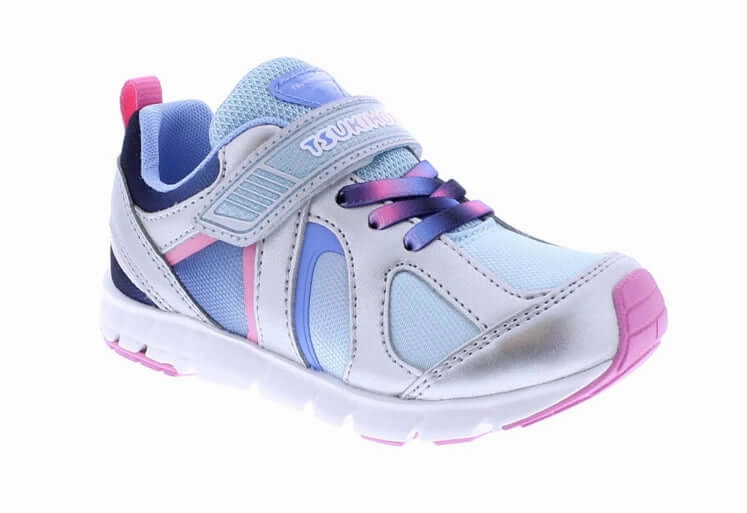 Run Tsukihoshi Rainbow Silver Sky Girls Running Shoes Machine Washable