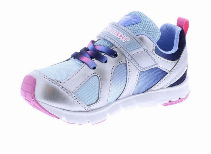 Training Shoes For Running Tsukihoshi Rainbow Silver Sky Girls Running Shoes Machine Washable