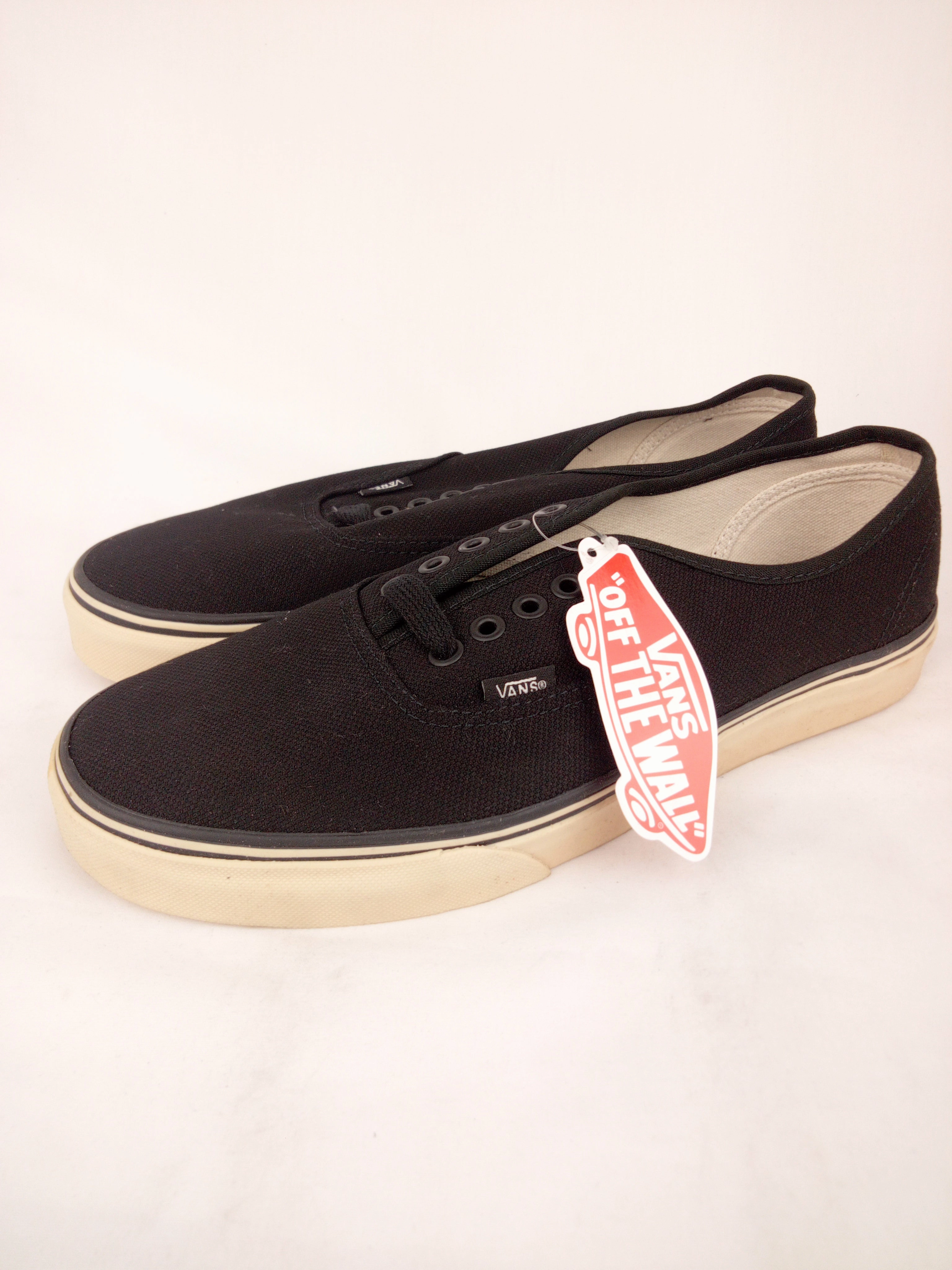 Vans Authentic Hemp Black Turtledove Mens Size 9.5 Shoes Lace Up Country Boots