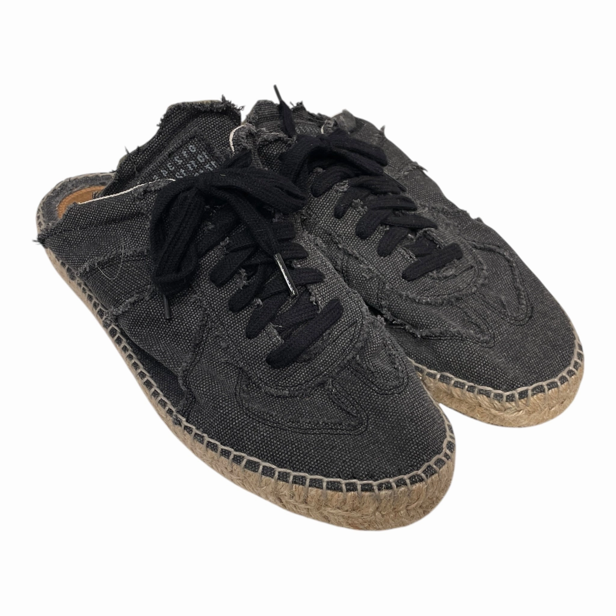 Maison Margiela/Espadrilles/EU 43/Cotton/GRY/U-Tip/REPLICA ESPADRILLES Michael Michael Kors Richie Espadrille Platform Wedge Sandals