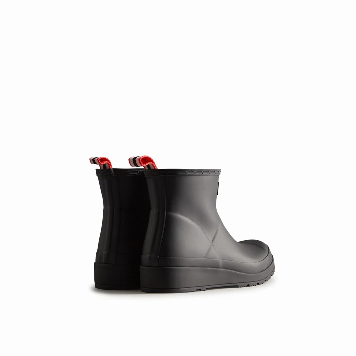 Hunter Women's PLAY Short Rain Boots - Black Waterproof Sticker Shoes