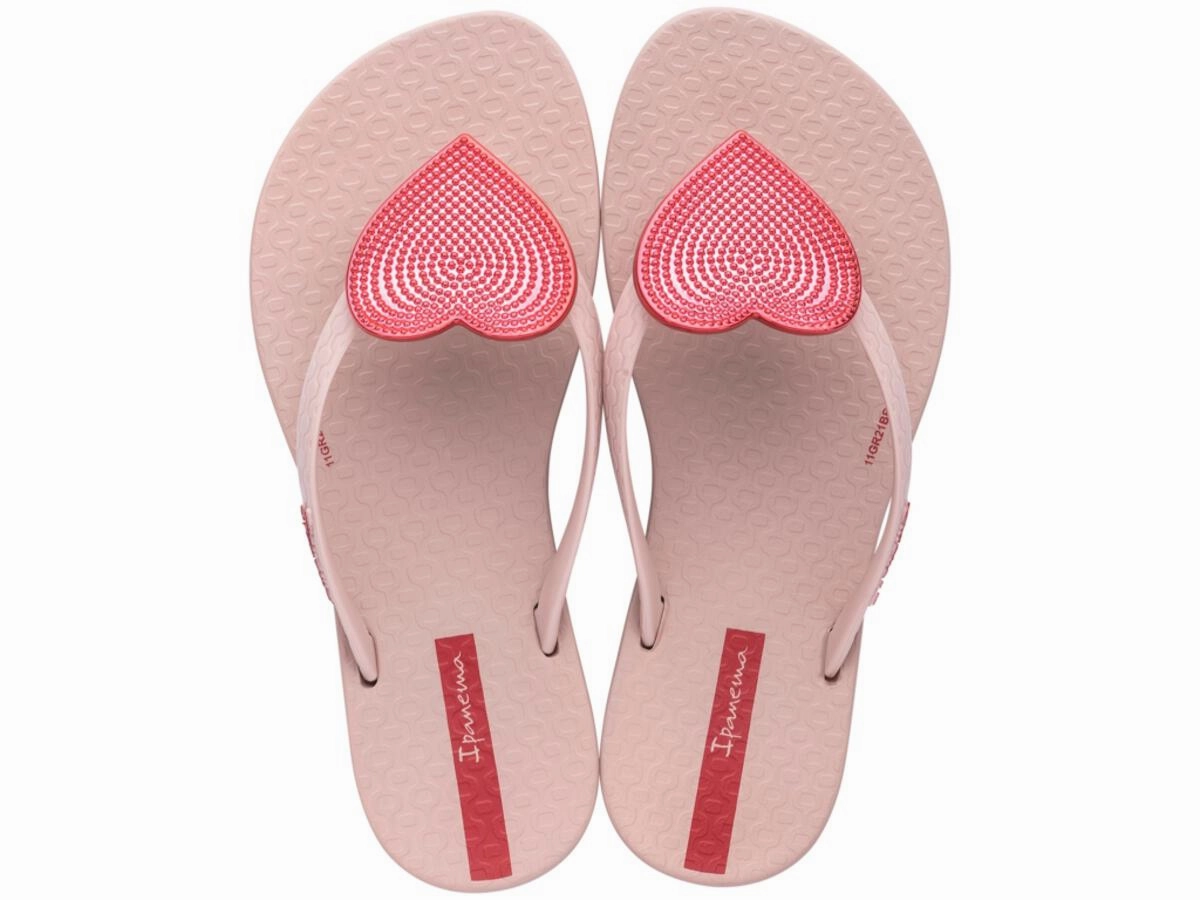 Best Running Shoes For Runners With Flat Feet Wave Heart II Kids Flip Flop - Pink/Red