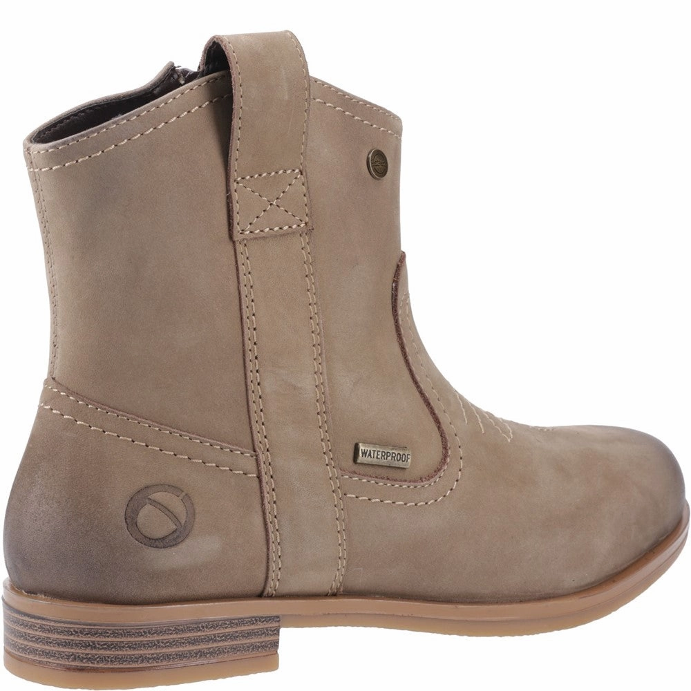 Signet Ankle Boots Taupe Mens Selmen - Enago Hiking