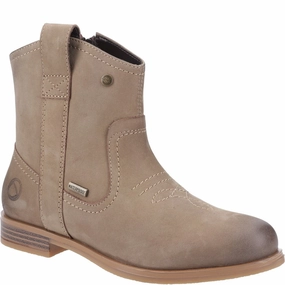 Davis Square Waterproof Chukka Shoes Signet Ankle Boots Taupe