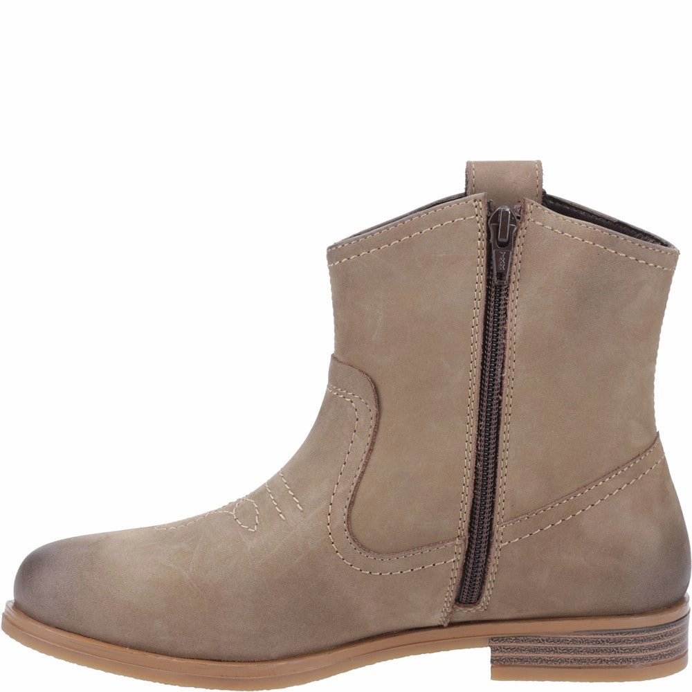 Signet Ankle Boots Taupe Waterproof Or Shoes