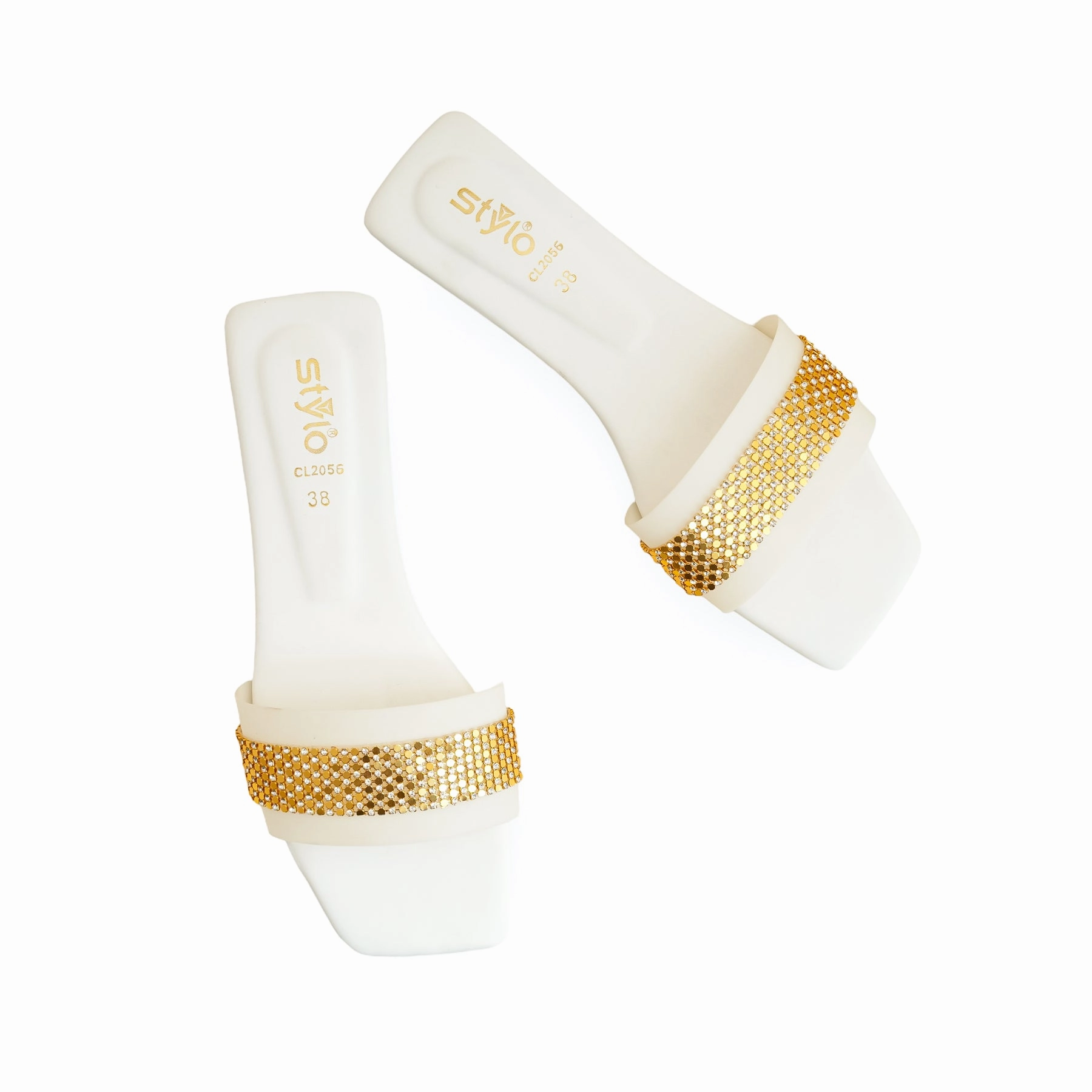 Casual Shoes India White Casual Slipper CL2056