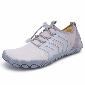 White Gray Trail V-Runner Pro - Universal Non-Slip Barefoot Shoes Innovate Trail Running Shoes