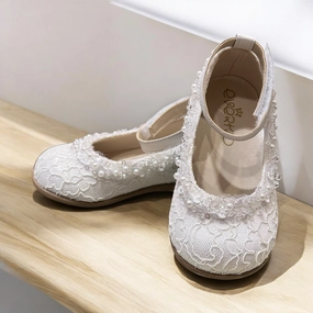 Sporty Flats Shoes White Lace Ballet Flat