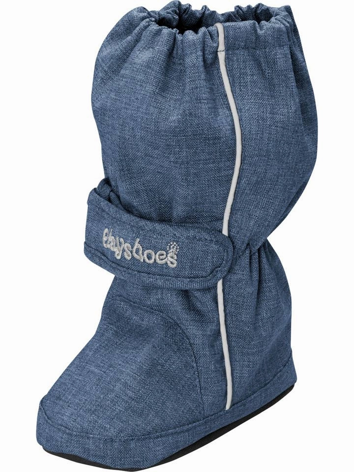 Cloud Waterproof Running Thermal Booties: Blue Jean