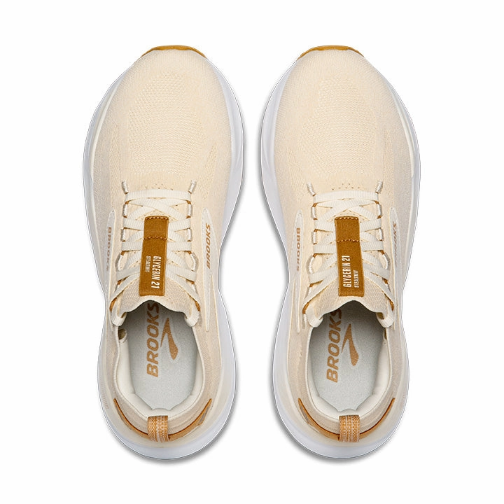 WOMEN'S GLYCERIN STEALTHFIT 21 - B - 103 MARSHMALLOW/CREAM/BISCUIT Terrex Soulstride Trail Running Shoes