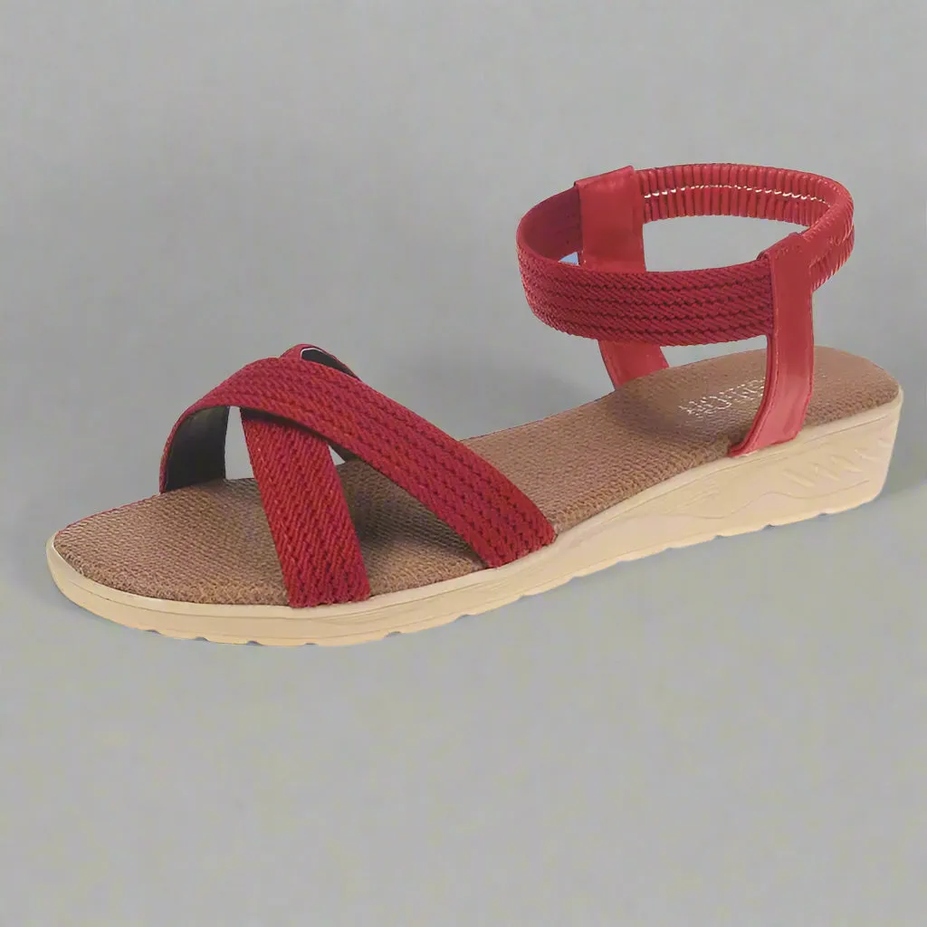 Earth Shoes Flats Womens Flat Roman Sandals  Comfy Summer Style