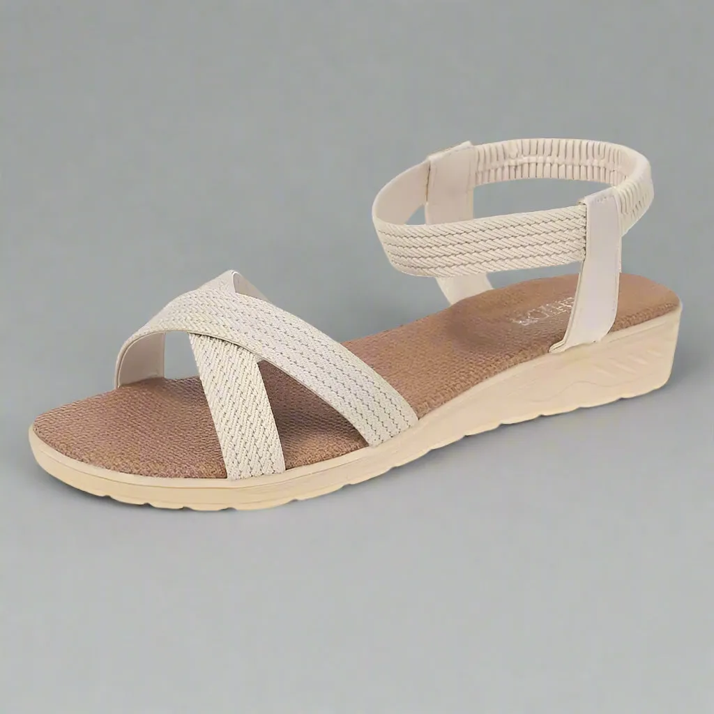 Best Type Of Shoes For Flat Feet Womens Flat Roman Sandals  Comfy Summer Style