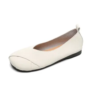 Flat Shoes Petite Women's Minimalist Round Toe Comfortable Flats