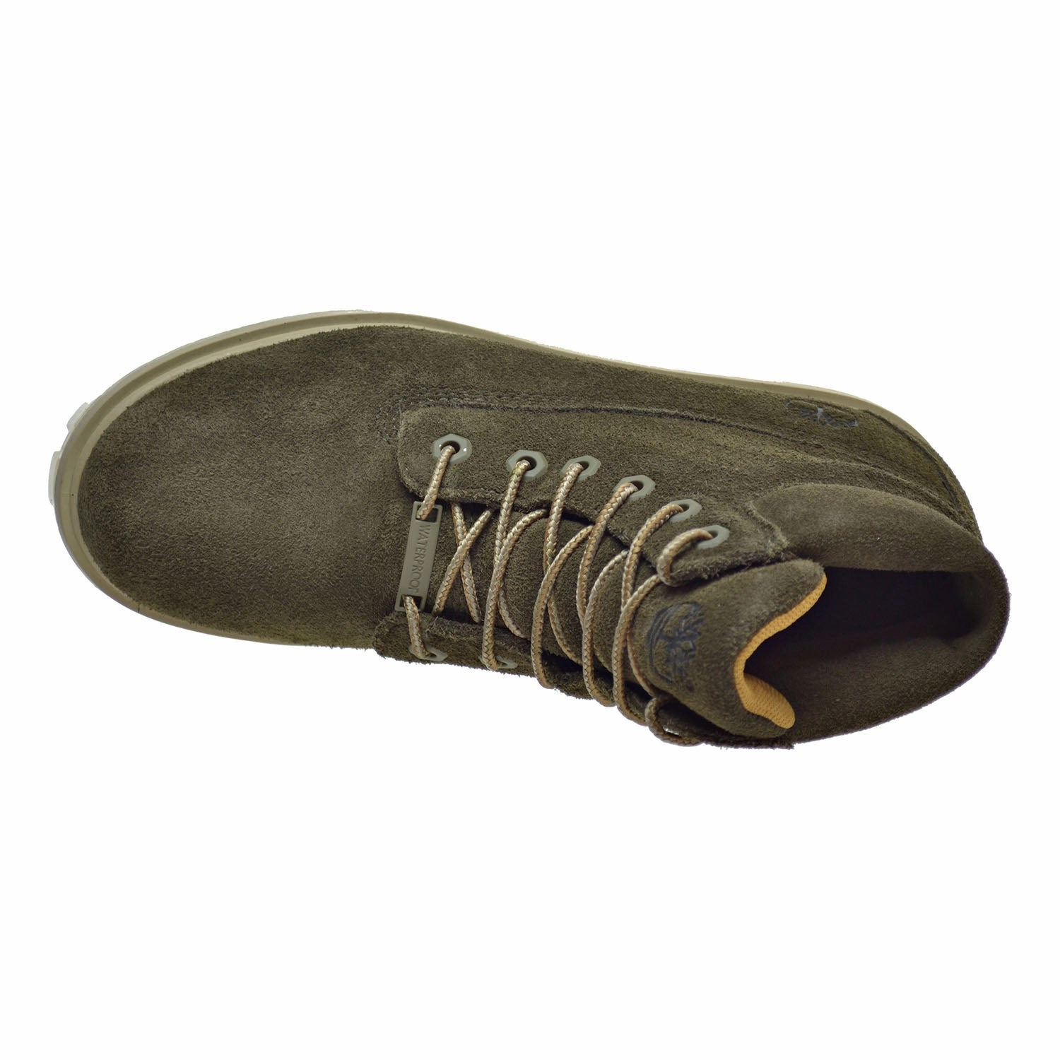 Timberland 6 Inch Big Kid's TPU Outsole Waterproof Suede Premium Boots Green Safety Waterproof Shoes