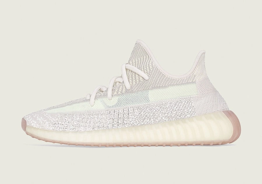 Adidas Denim Shoes Yeezy Boost 350 V2 Citrin Reflective Shoes