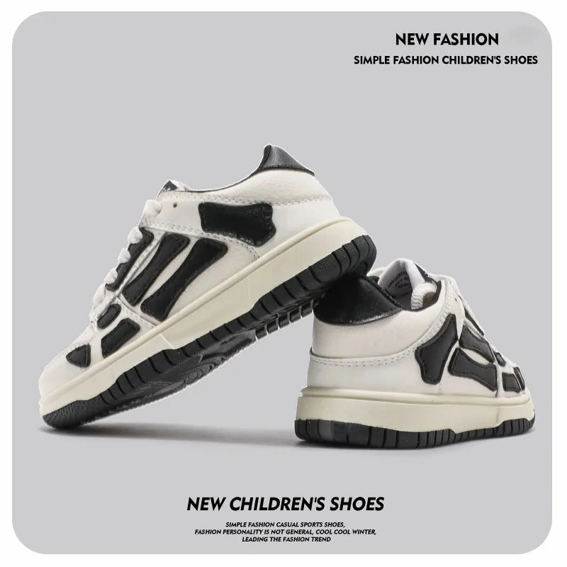 Glycerin Sneakers MOF Kids skeleton leather sneakers