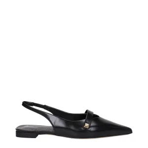 Effects Of Wearing Flat Shoes Max Mara Black Leather Ballet Flats